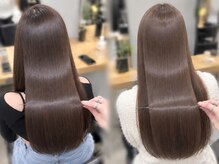 ミリ(mm)の雰囲気（美髪/髪質改善プレミアム縮毛矯正/トリートメント/透明感カラー）