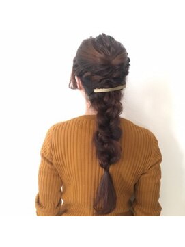 リスタバイネオリーブ 浅草(Re:sta by neolive) ヘアセット アレンジ 編みおろし1