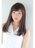 ワンカールストレートロング