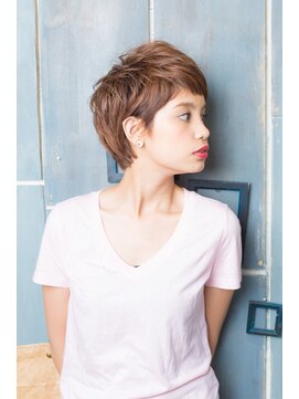 インデックスヘアー 亀戸店 コンパクトガーリーショート小顔アッシュ