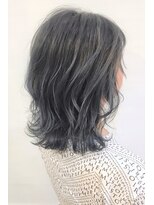 ヘアーアイスカルテット(HAIR ICI QUARTET)&nbsp;ウルフカット　ネイビー