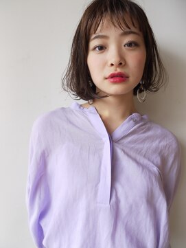 モリオ フロム ロンドン サッポロファクトリー店(morio FROM LONDON) 【morio札幌】2020年人気 大人かわいいシースルーバングボブ