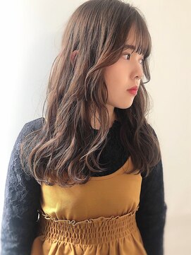 エル セルカ 高田馬場(el CERCA) [高田馬場新宿池袋]ナチュラルベージュ×韓国風ロングヘア