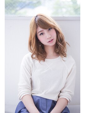 モッズヘア 足利(mod'hair) 【mod's hair 足利】愛されミディ☆無造作カール×小顔レイヤー