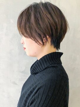 アルバム 新宿(ALBUM SHINJUKU) くびれショート_ハイライトカラーセミウェットウェーブ_ba278852