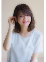 ラフ フロム ガーデン(Laf from GARDEN)&nbsp;寺尾拓巳　大人かわいいくびれレイヤーミディアムイルミナカラー