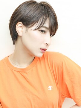 ヨファヘアー 岡本店(YOFA hair) 大人かわいいフェザーバングマッシュショート1001