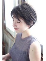 グランアージュ 池袋東口店(grandage)&nbsp;大人可愛い20代30代40代黒髪前下がり小顔ボブ丸みショートc