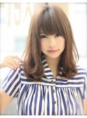 似合わせカットアースカラーのくびれヘアデザインカラー