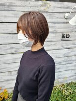 アンドビー(&b.)&nbsp;大人可愛いショートボブ
