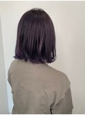 ボブ×パープルブラウン