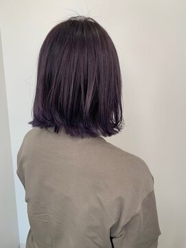 イーストハムアネーロ(EAST HAM anello) ボブ×パープルブラウン