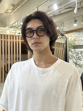 メゾンアクア 表参道(Maison ACQUA) ▲メンズボブウルフ メンズミディアム メンズロングワックスなし