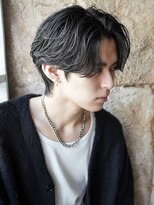 カライング(ing) スーツ短髪ツーブロック束感モテる黒髪シークレットパーマ流行