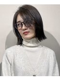 天神/大名/赤坂/切りっぱなしボブ