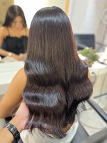 ブレンド 渋谷(BLend)&nbsp;縮毛矯正.レイヤーカット.ブルーブラック.髪質改善. ヘアカラー