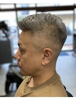 ネクサスアンドコー 浦安店(NEXUS&Co.)&nbsp;アップバングショート×スキンフェード　<理容室>