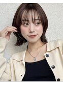 30代／40代/ボブ/こなれミディ／前髪カット／ひし形ボブ
