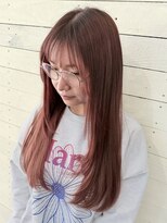 ルノン フィージュ(LUNON fieju)&nbsp;ブリーチカラー/ピンクベージュ/レイヤーカット