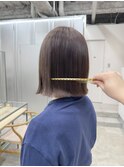 ベージュ/ヘイリーボブ/枚方ボブ/大阪枚方美容室