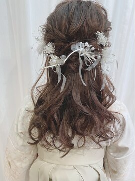 ラフテル(Raftel) 《卒業式Hair》ふわふわハーフアップ