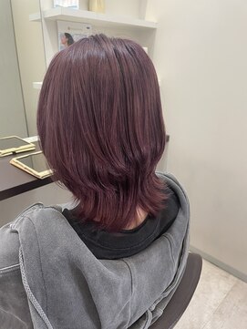 アナザーワールドココン(ANOTHER WORLD cocon) ケアブリーチで作るピンクバイオレットカラー