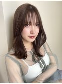 オリーブベージュ/くびれヘア/大人ヘア
