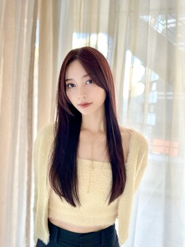 ユアーズ ヘア 恵比寿本店(youres hair) 髪質改善トリートメントで叶う美髪ストレート　艶髪　前髪