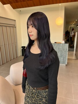 ローレンアオ(LOREN AO) くびれヘア/アプリコットオレンジ/ハイライトカラー/矢場町