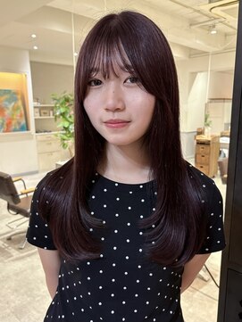 シキ(SIKI) ロングレイヤー/髪質改善/ブリーチなしWカラー/レイヤー