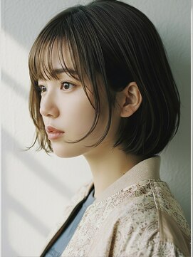 ライクバイコトナ 越谷(RIKE by kotona) ショートボブ髪型20代30代40代50代前髪あり前髪なし面長丸顔