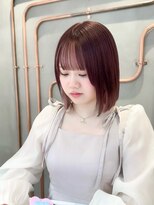 ロンドリゼル 札幌(Lond RiseL)&nbsp;◯ オリーブグレー/韓国/レイヤーカット/髪質改善/縮毛矯正/札幌