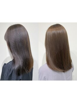 話題の髪質改善【酸性ストレート】導入店♪うねりや広がり、乾燥などの悩みにオススメの札幌大通りの美容院