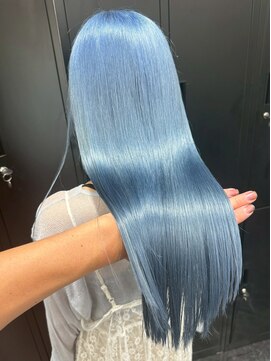 ヌル 神宮前店(Null) ワントーン/ケアブリーチカラー/レイヤーカット/ウルフカット