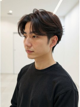 ライズ ネックス ザ サロン 渋谷(LIZE nex the salon) センターパート/メンズカット/【#渋谷駅#髪質改善】