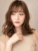 カバーヘア 上尾西口店(COVER HAIR)&nbsp;ココアブラウン大人かわいい波巻きドライパーマX上尾30代40代