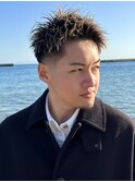 ホワイトメッシュ×スキンフェード
