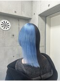 ツートンカラーペールブルー×ブラック