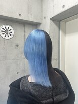 インク 渋谷(INK.)&nbsp;ツートンカラーペールブルー×ブラック
