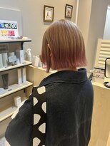 オーセンヘア(AUTHEN.HAIR)&nbsp;グラデーションカラー　切りっぱなしボブ