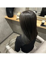 インスヘアー 明石(INCE HAIR) イヤリングカラー×グレー