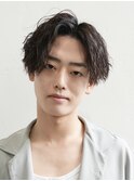 センターパート ツイストスパイラルパーマ 大人 高松