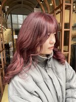 オックスクリエーション OX CREATION 小倉&nbsp;ブリーチカラー/レッド/ロング/20代30代