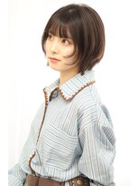 ヘアリゾート ラグーン(hair+resort lagoon)&nbsp;☆ワンホンレイヤーカット×くびれショートヘア☆10代20代30代