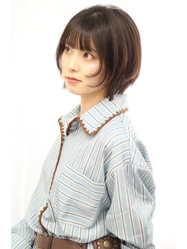 ヘアリゾート ラグーン(hair+resort lagoon) ☆ワンホンレイヤーカット×くびれショートヘア☆10代20代30代