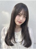 髪質改善×控えめレイヤー