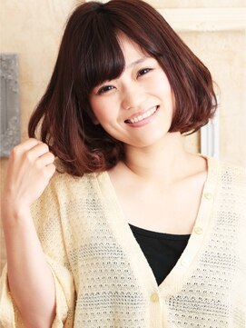 モニカ 横須賀中央店(Monica) ウェーブから始まる可愛さ☆柔らかウェーブボブ