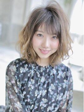アグ ヘアー クルメン 札幌澄川店(Agu hair culmen) エアリーなフェミニンボブ