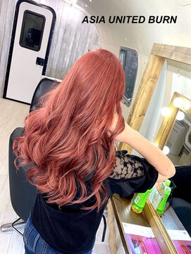 エイジア ユナイテッド バーン(ASIA UNITED BURN) ◆ASIA◆ coral pink