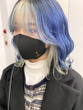 アライブ キチジョウジ(ALIVE Kichijoji) ホワイトカラー×インナーカラー/イヤリングカラー